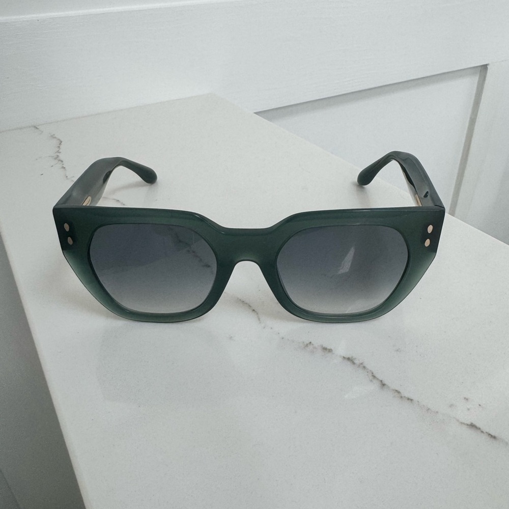 Isabel Marant Forest Green Sunglasses - Picture 3 of 4